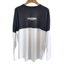 2021 Autumn Factory OEM custom mens cotton Printing long sleeve t shirt round neck sweatshirt